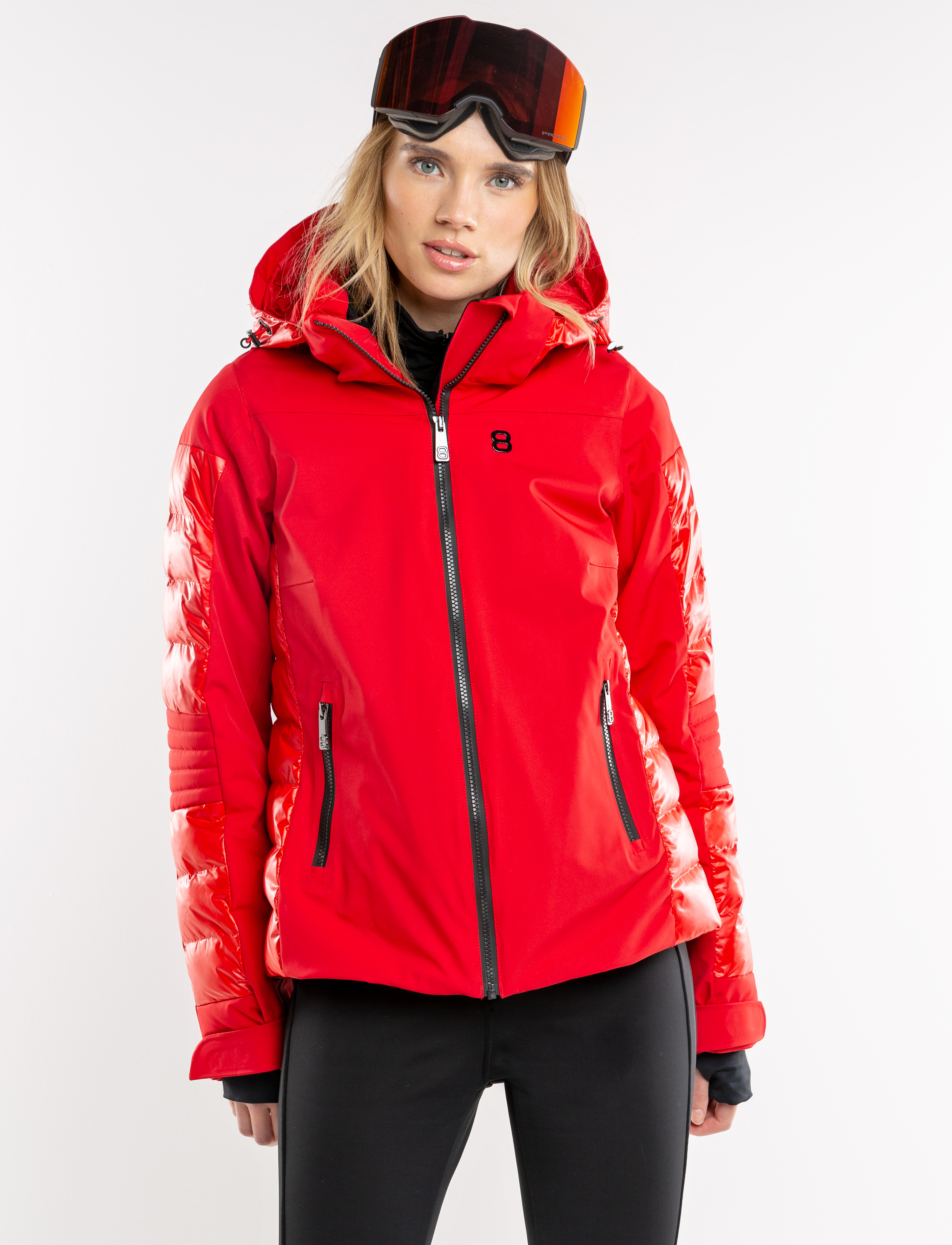 8848 Aliza dames ski-jack rood model 1