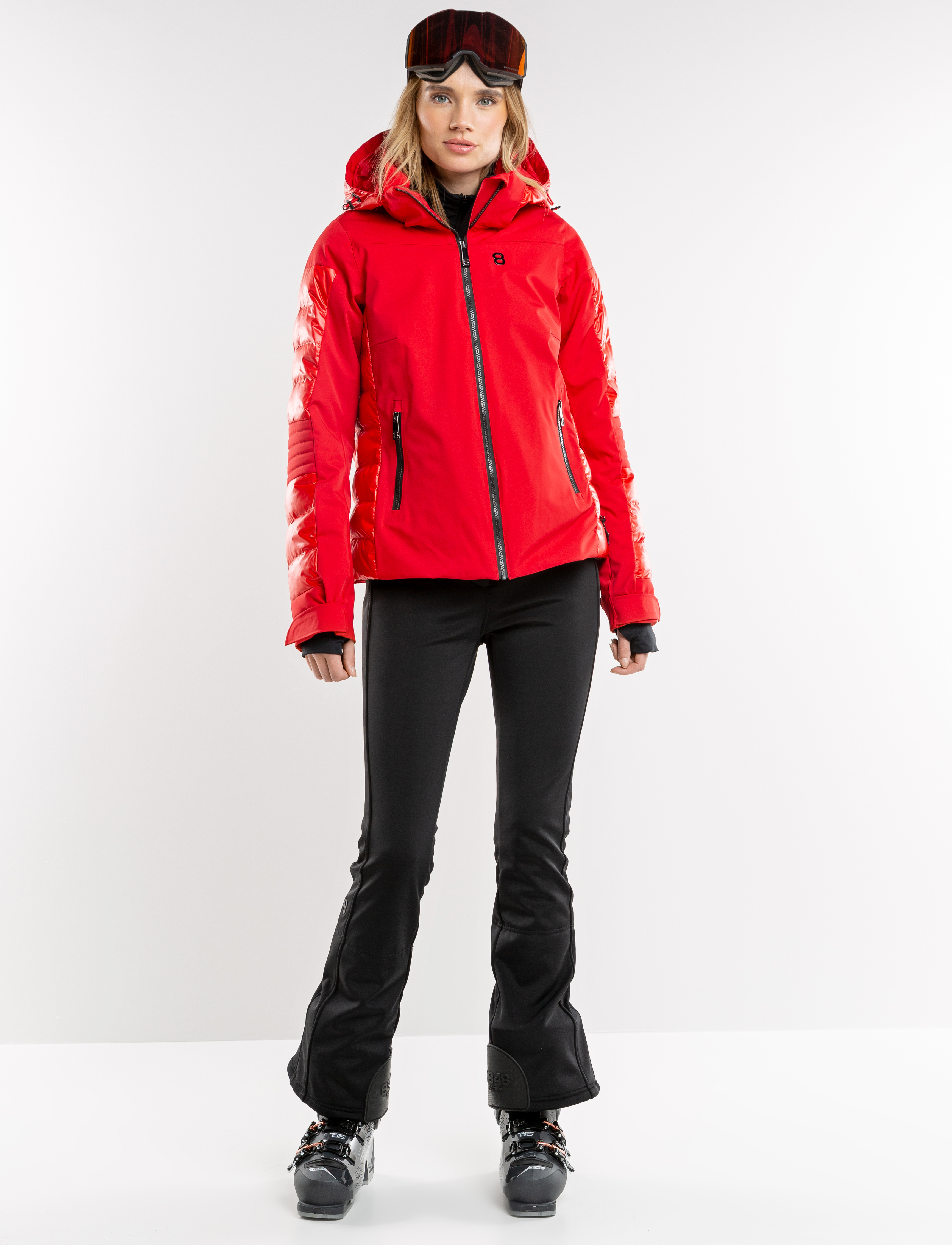 8848 Aliza dames ski-jack rood model 3