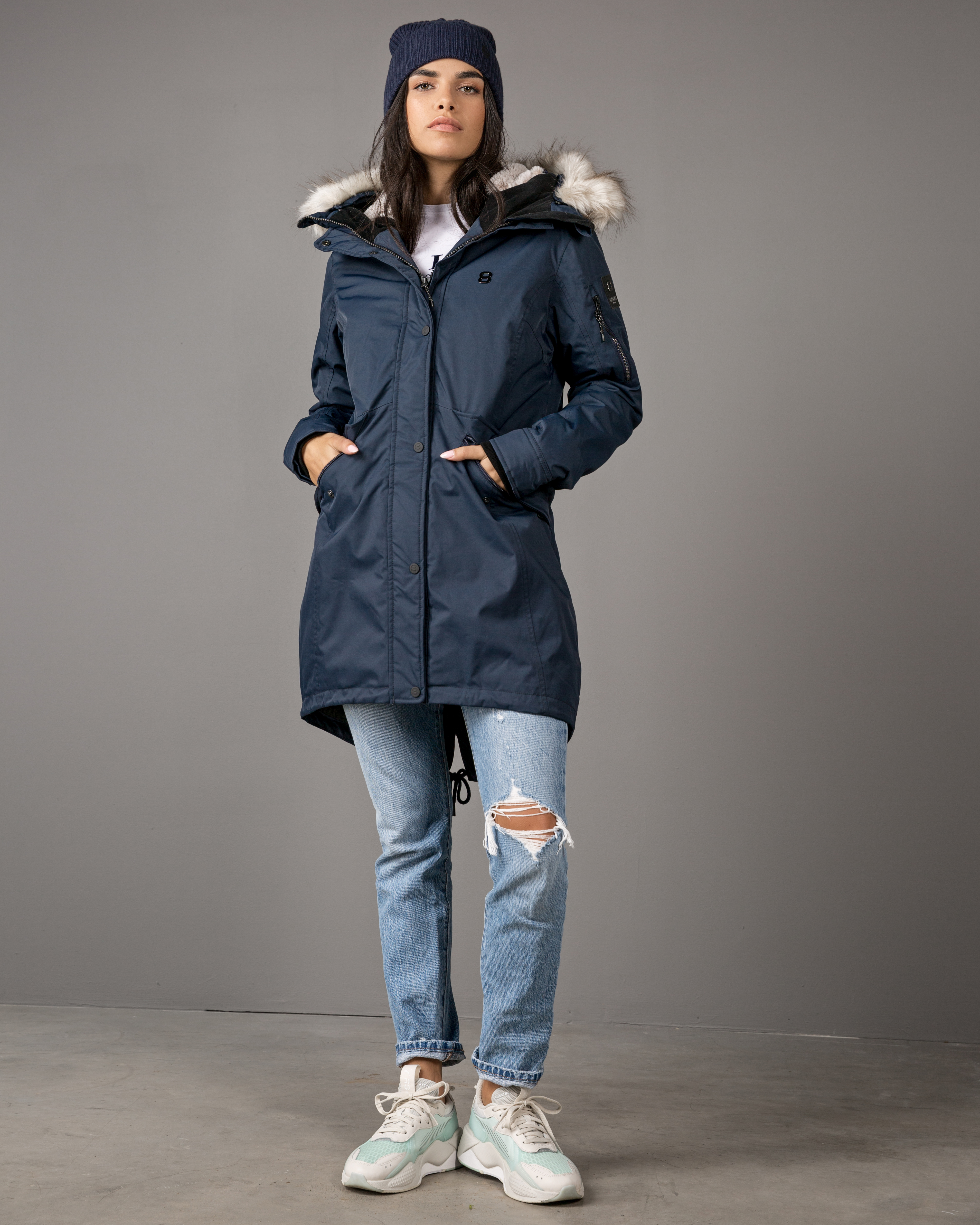 8848 Amiata dames parka achterkant