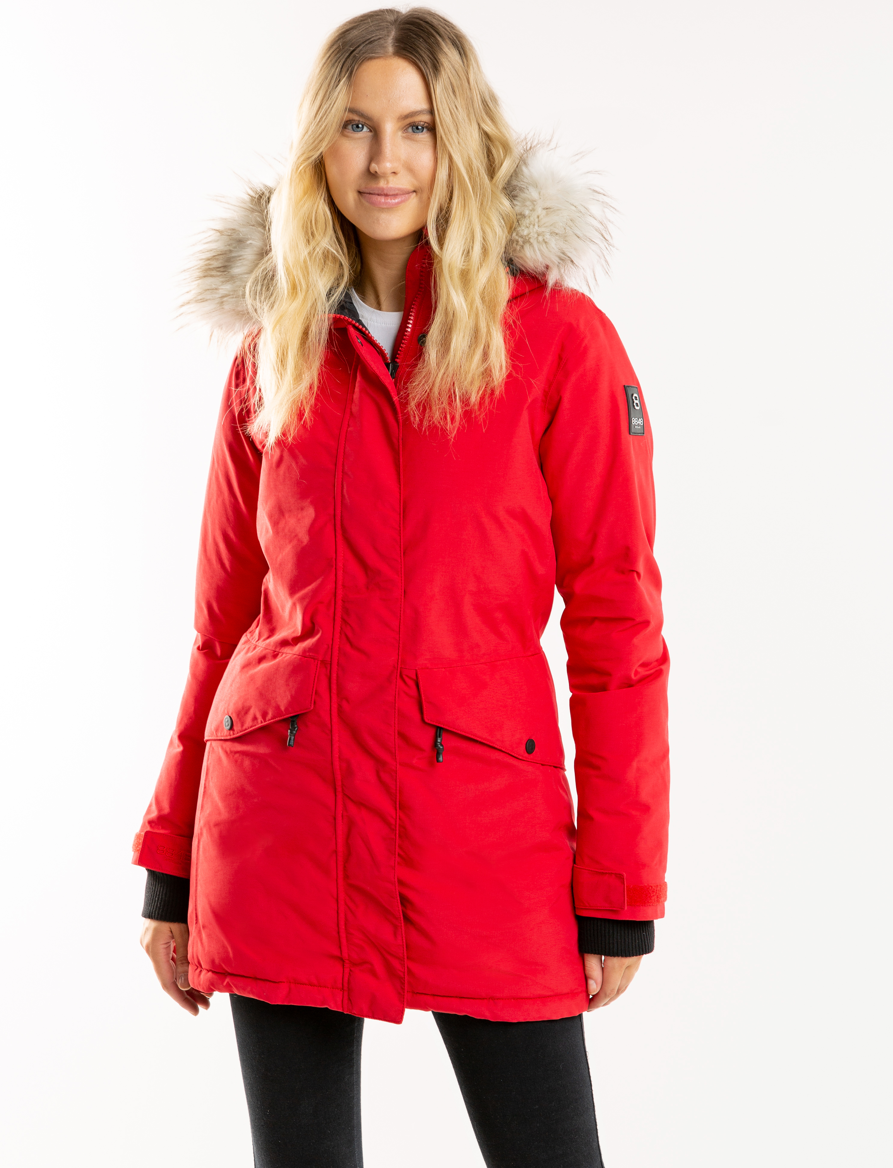 8848 Derica dames parka rood model 1