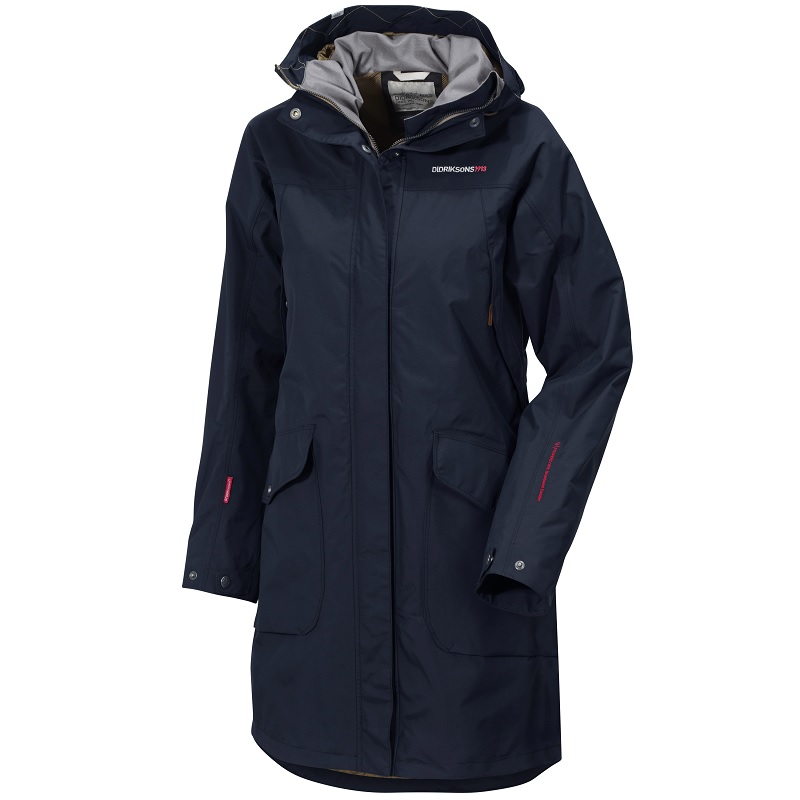 Thelma dames jas donkerblauw didriksons Thelma dames jas donkerblauw didriksons