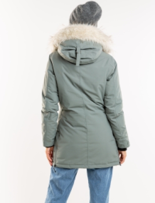 8848 Derica dames parka grijsgroen model 2