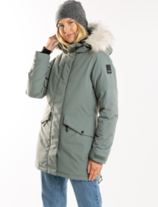 8848 Derica dames parka grijsgroen model 4